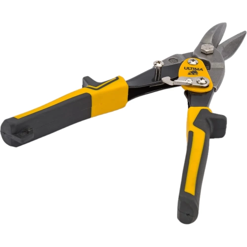 Ножницы по металлу Ultima 250 мм, пряморежущие, обрезиненные рукоятки 119019 фото 3