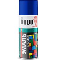 Эмаль аэрозольная универсальная Kudo KU-1011 синяя 520 мл
