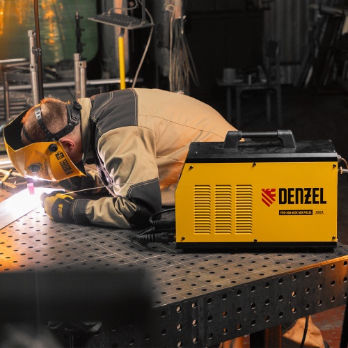 Аппарат инвертор. аргонодуговой сварки ITIG-200 ACDC Mix Pulse, 200 А, ПВ 60% Denzel фото 27