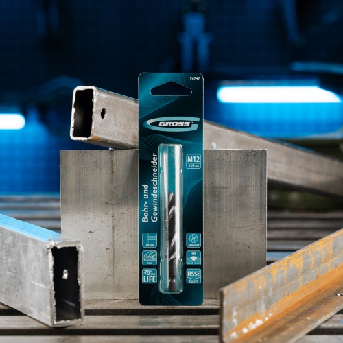 Сверло-метчик М12 х 1,75 мм, Co5%// Gross фото 7