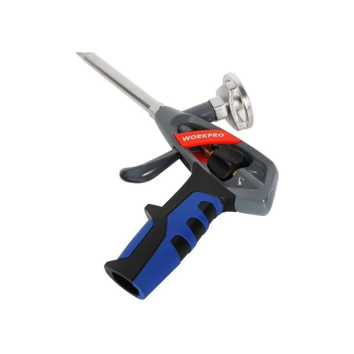 Пистолет для монтажной пены Workpro ствол и игла-нерж.сталь, +4 пластик. удлинителя WP329047 фото 3 Пистолет для монтажной пены Workpro ствол и игла-нерж.сталь, +4 пластик. удлинителя WP329047 фото 3