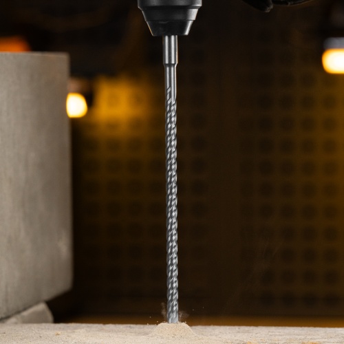 Бур по бетону, цельная крестовая пластина, 8x315 мм, SDS PLUS Denzel фото 10