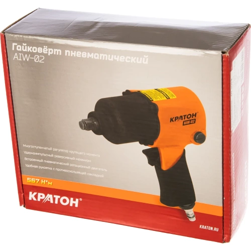 Пневматический гайковерт Кратон AIW-02 3 01 07 002 фото 7