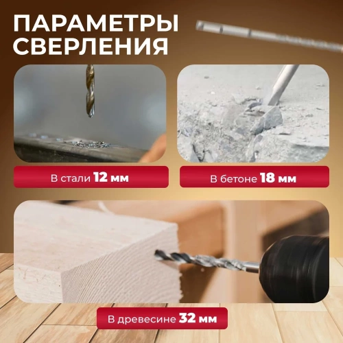 Перфоратор WORTEX RH 2427 RH242700025 фото 7