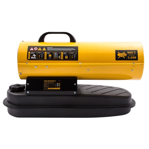 Дизельная тепловая пушка DHG-10, 10 кВт, 300 м3/ч, прямой нагрев Denzel фото 4