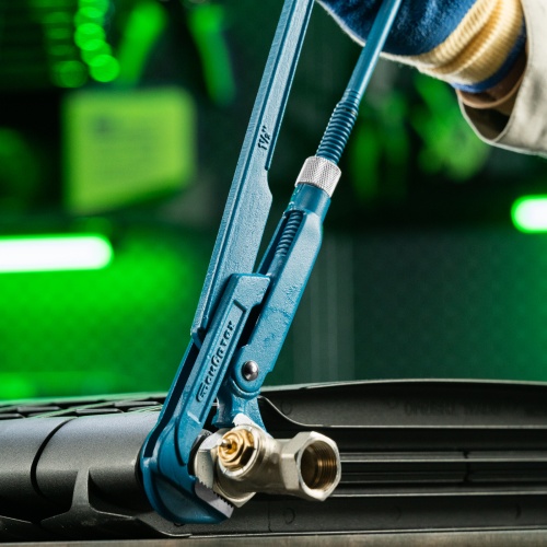 Ключ трубный рычажный №2, 1.5", литой, тип "L" Сибртех фото 10