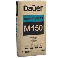 Сухая смесь Dauer М-150 штукатурная зимняя 50 кг