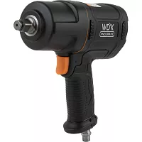 Пневматический ударный гайковерт WIEDERKRAFT 1/2", 1750 Нм, композитный корпус WDK-20450