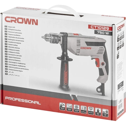 Ударная дрель CROWN CT10129 фото 9 Ударная дрель CROWN CT10129 фото 9