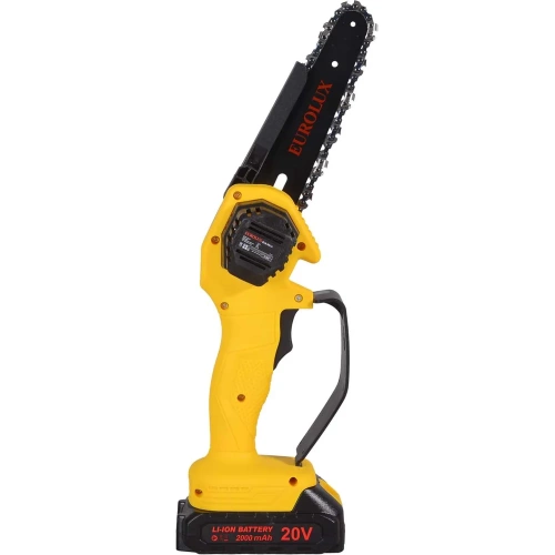 Электропила аккумуляторная Eurolux ELS-20-Li с 1 АКБ 2А*ч и ЗУ в комплекте 70/10/56 фото 7