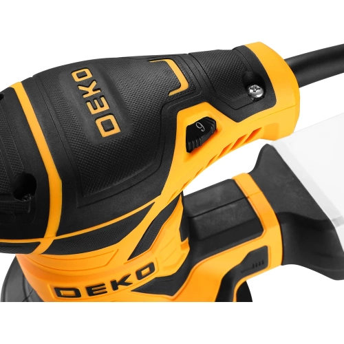 Эксцентриковая сетевая шлифмашина DEKO DK400G с набором оснастки 20шт, 400Вт 085-1100 фото 5 Эксцентриковая сетевая шлифмашина DEKO DK400G с набором оснастки 20шт, 400Вт 085-1100 фото 5