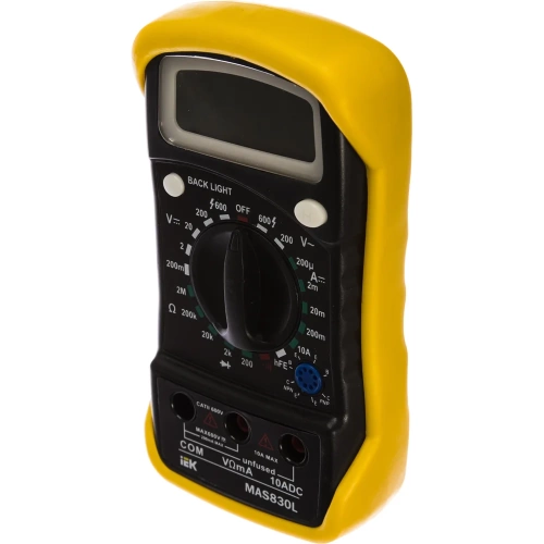 Цифровой мультиметр IEK Master MAS830L TMD-3L-830 3669447 фото 5