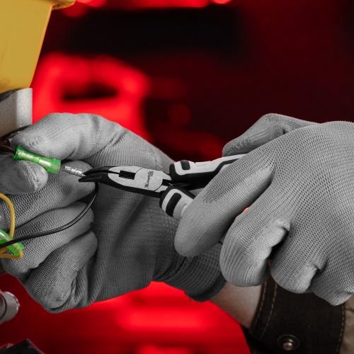 Длинногубцы Mini, 125 мм, изогнутые, авторазжим, Pro Matrix фото 8