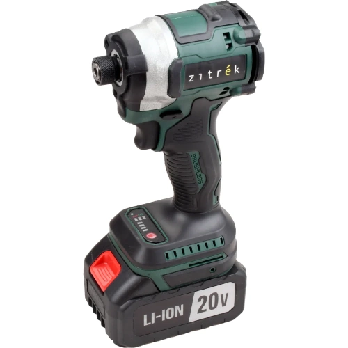 Винтоверт аккумуляторный ударный бесщеточный Zitrek DKIS20 PRO в кейсе, 20В, 200 Нм, 2x4.0Ач 085-1018 фото 3 Винтоверт аккумуляторный ударный бесщеточный Zitrek DKIS20 PRO в кейсе, 20В, 200 Нм, 2x4.0Ач 085-1018 фото 3