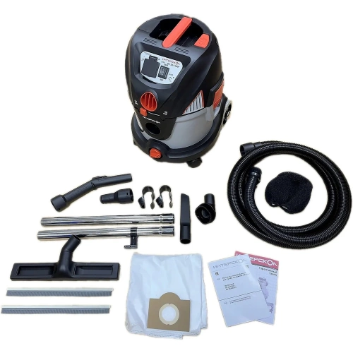 Строительный пылесос ИНТЕРСКОЛ ПУ-20/1400Р сух./влаж. уборка, розетка с синхр. 706.1.0.00 фото 4