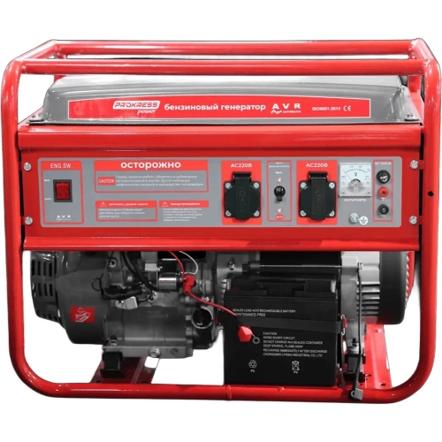 Генератор бензиновый PROKRESSPOWER PG4800X 3.5/3.9 кВт, бак 15л, ручной запуск, пусковой ток 7,0 РБ000035773 фото 3 Генератор бензиновый PROKRESSPOWER PG4800X 3.5/3.9 кВт, бак 15л, ручной запуск, пусковой ток 7,0 РБ000035773 фото 3
