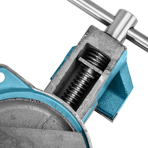 Тиски слесарные, 100 мм, поворотные (Глазов) фото 13