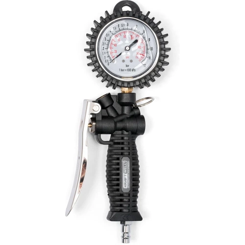 Пистолет для подкачки шин с аналоговым жидкостным манометром KraftWell KRWTG-A4 фото 6