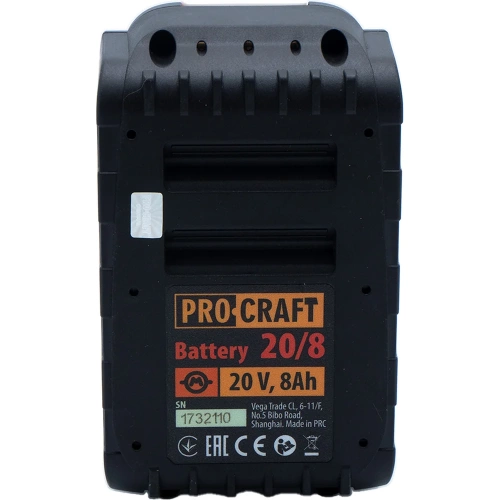Батарея PROCRAFT Universal BAT20/8 фото 9 Батарея PROCRAFT Universal BAT20/8 фото 9