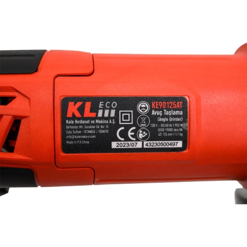 Шлифовальная угловая машина KLECO с регулируемой скоростью, 900 Вт 12044 KE90125AT фото 8