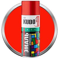 Эмаль аэрозольная Kudo KU-1003 универсальная красная 520 мл