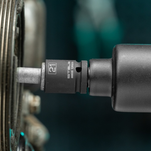 Головка ударная шестигранная, 21 мм, 1/2, CrMo Stels фото 8 Головка ударная шестигранная, 21 мм, 1/2, CrMo Stels фото 8