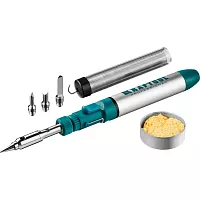 Набор, паяльник газовый, 3в1, 4 насадки, припой, чистка жал, 1300С KRAFTOOL 55504-H8