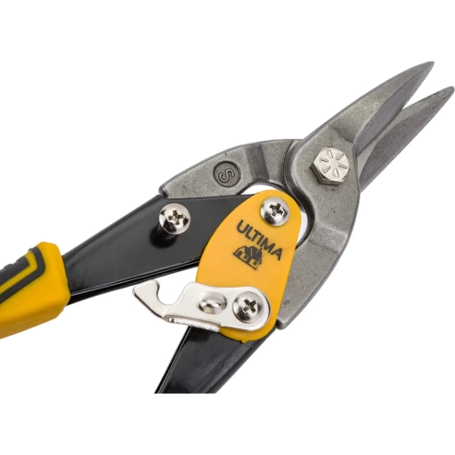 Ножницы по металлу Ultima 250 мм, пряморежущие, обрезиненные рукоятки 119019 фото 5