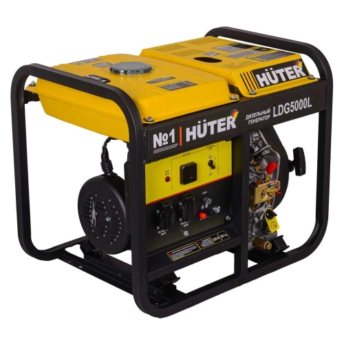 Дизельный электрогенератор Huter LDG 5000L 64/2/11 фото 5