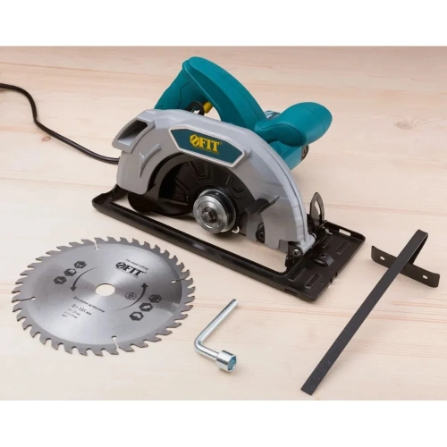 Дисковая пила FIT 1280 Вт, 5000 об/мин, 185/20 мм, железная опора, резиновая накладка, быстрая смена щеток, блок шпинделя, коробка 80398 фото 3 Дисковая пила FIT 1280 Вт, 5000 об/мин, 185/20 мм, железная опора, резиновая накладка, быстрая смена щеток, блок шпинделя, коробка 80398 фото 3