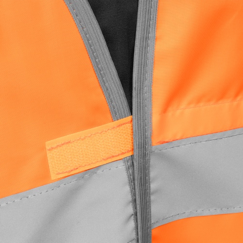 Жилет сигнальный, оранжевый, размер XL Сибртех фото 8