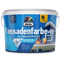 Краска фасадная Dufa Fassadenfarbe RD90 матовая белая 2,5 л