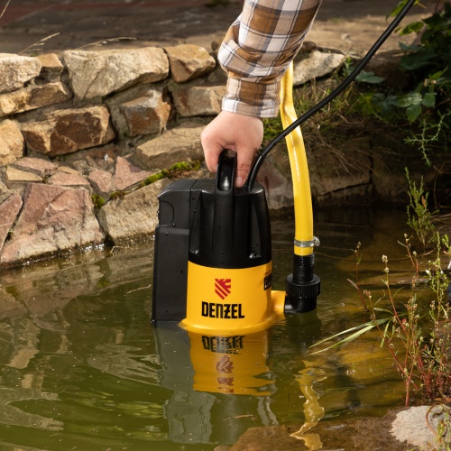 Дренажный насос DP800A, 800 Вт, подъем 5 м, 13000 л/ч Denzel фото 14 Дренажный насос DP800A, 800 Вт, подъем 5 м, 13000 л/ч Denzel фото 14