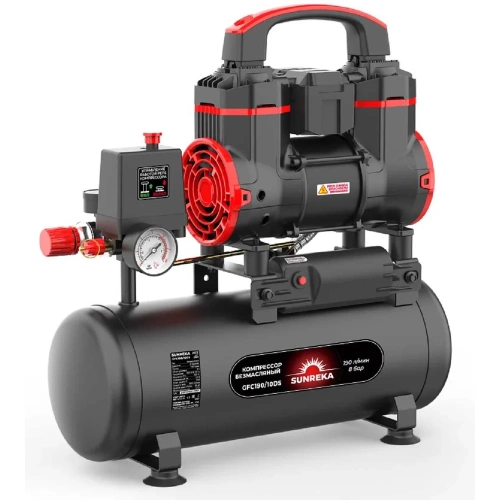 Поршневой безмасляный компрессор SUNREKA GFC190/10DS 216111 фото 4