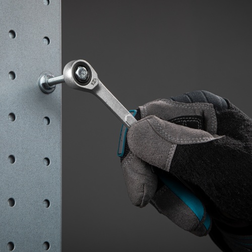 Ключ комбинированный трещоточный, 8 мм, количество зубьев 100 Gross фото 6