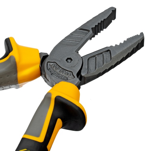 Плоскогубцы комбинированные 165 мм, трехкомпонентные рукоятки Denzel фото 5