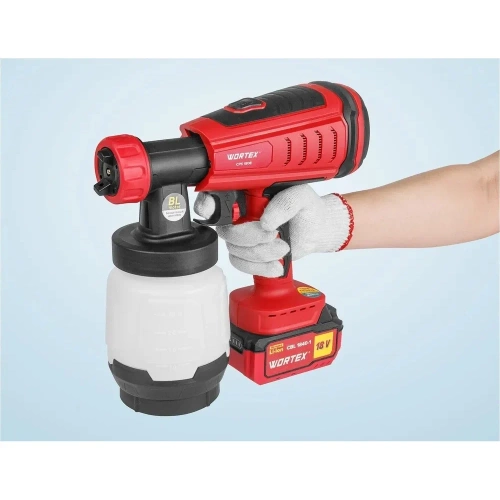 Аккумуляторный краскораспылитель WORTEX CPS 1808 ALL1 1333406 фото 4 Аккумуляторный краскораспылитель WORTEX CPS 1808 ALL1 1333406 фото 4