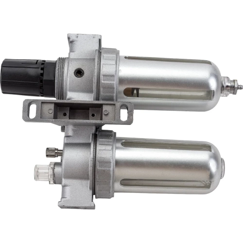 Фильтр-влагоотделитель с регулятором давления, манометром и лубрикатором AFRL80 Русский Мастер РМ-14924 фото 5