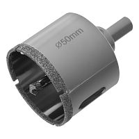 Сверло алмазное по керамограниту, 50 х 67 мм, трехгранный хвостовик Matrix