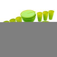 Набор для пикника на 6 персон, 20 предметов, контейнер 9 л в комплекте, Camping Palisad