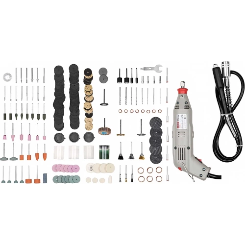 Гравер ЗУБР ЗГ-130ЭК + 219 предметов H219 фото 6