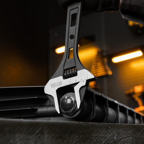 Ключ разводной, 300 мм, CrV, кованый Denzel фото 11