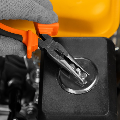 Длинногубцы прямые Comfort, 160 мм ,шлифованные, двухкомпонентные рукоятки Sparta фото 8