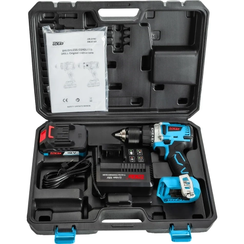 Аккумуляторный шуруповерт TOUA DBLD180 18,1АКБ+ЗУ DBLD180-1 фото 11