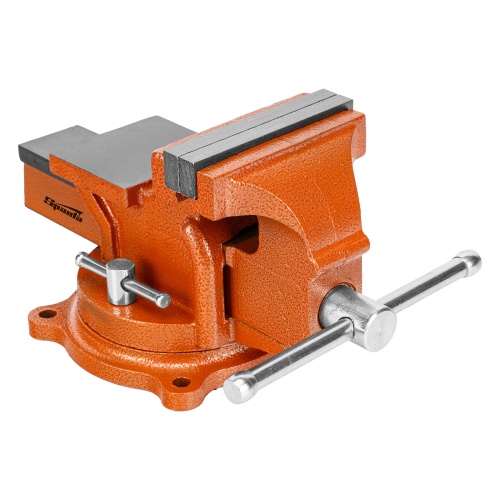 Тиски слесарные, 100 мм, поворотные, с наковальней Sparta фото 22