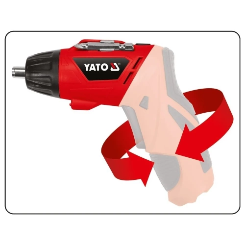 Аккумуляторная отвертка YATO 3,6В 1,3 Ач YT-82760 370082760 092 1 фото 5