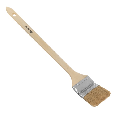 Кисть радиаторная 2.5", натуральная щетина, деревянная ручка MTX Кисть радиаторная 2.5", натуральная щетина, деревянная ручка MTX