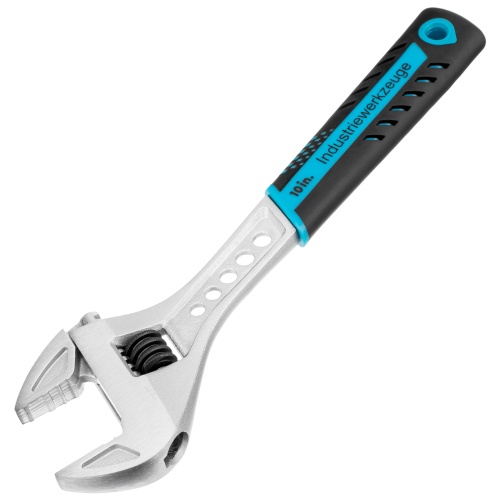 Ключ разводной, 250 мм, CrV, двухкомпонентная ручка Gross фото 2