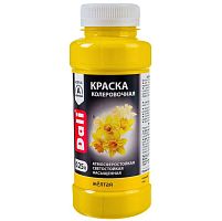 Краска колеровочная акриловая Dali желтая 0,25 л