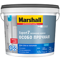 Краска для стен и потолков Marshall Export-7 база BC матовая 4,5 л